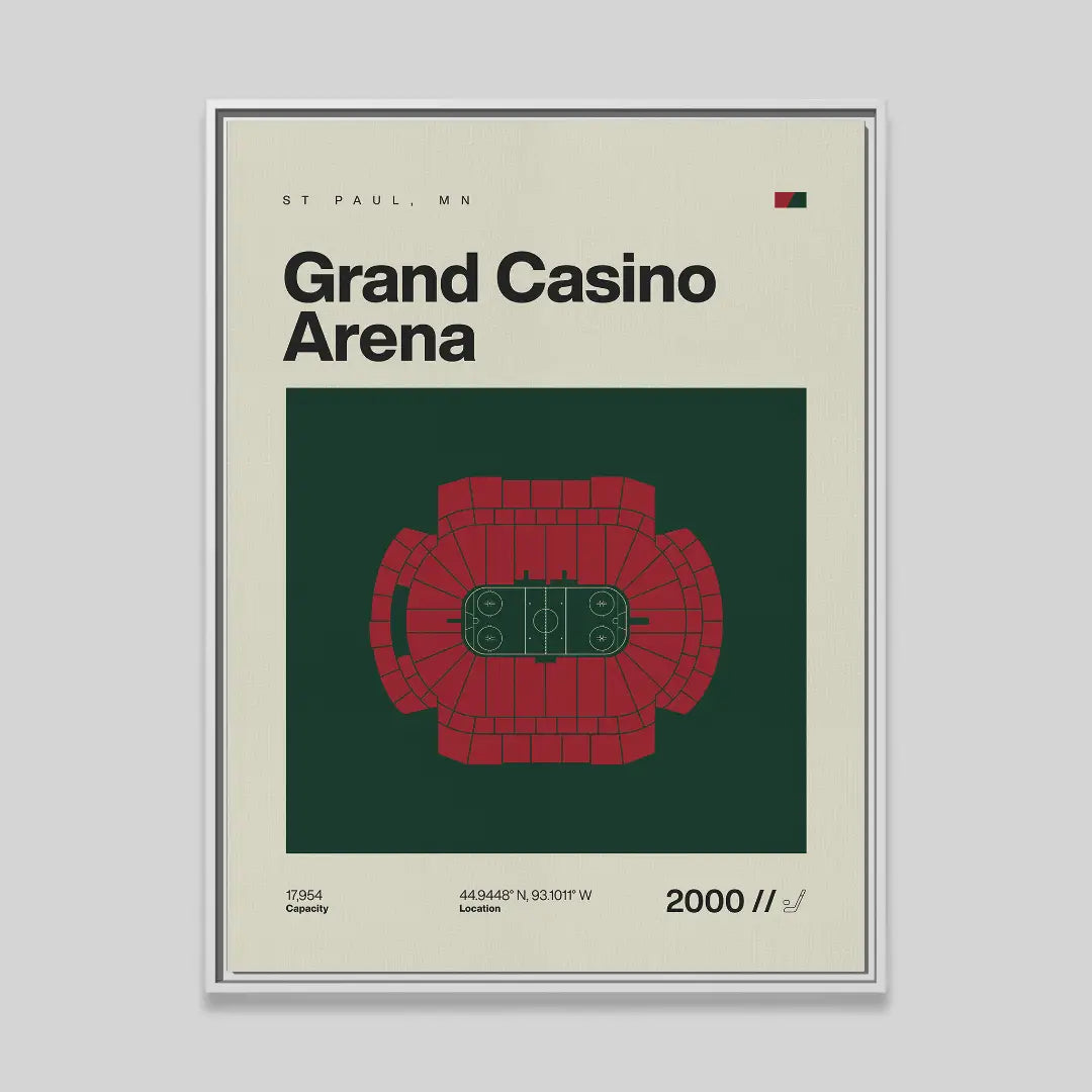 Minnesota Hockey Arena Canvas Art