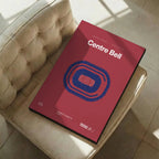 Montreal Hockey Arena Bold Canvas Art