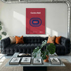 Montreal Hockey Arena Bold Canvas Art
