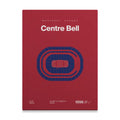 Montreal Hockey Arena Bold Canvas Art