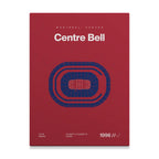 Montreal Hockey Arena Bold Canvas Art