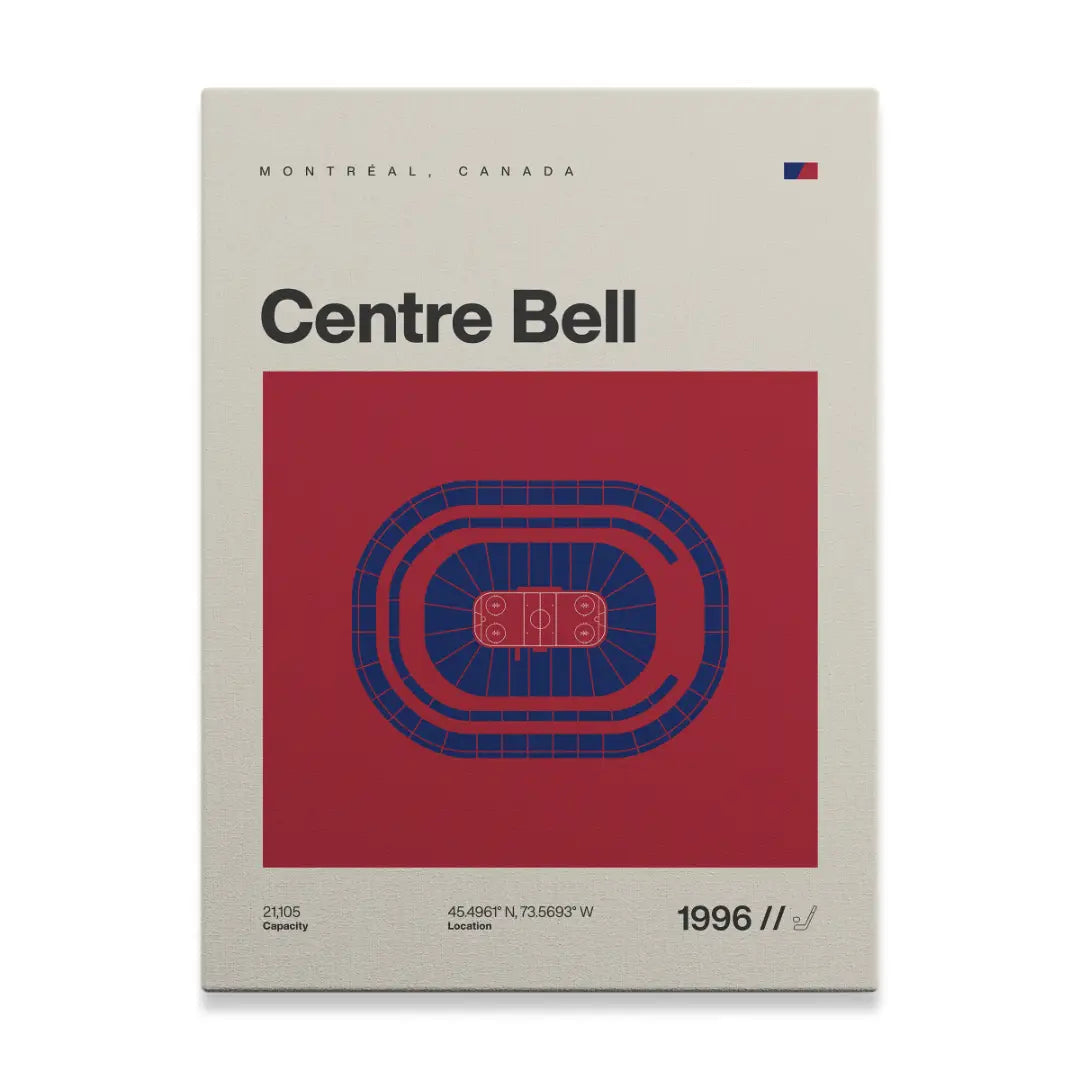 Montreal Hockey Arena Canvas Art