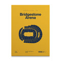 Nashville Hockey Arena Bold Canvas Art