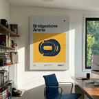Nashville Hockey Arena Canvas Art