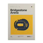 Nashville Hockey Arena Canvas Art