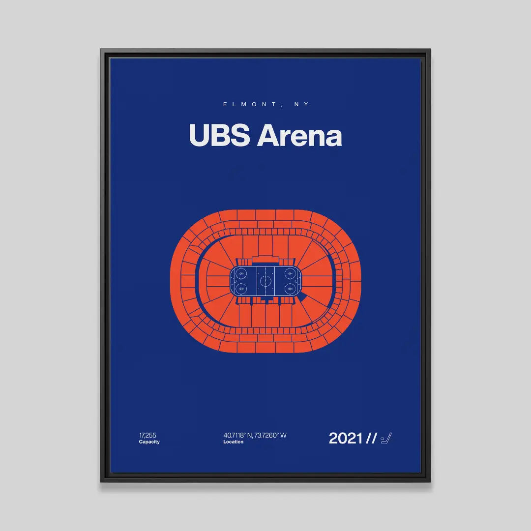 NY Hockey Arena Bold Canvas Art