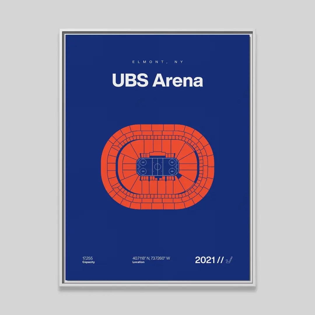 NY Hockey Arena Bold Canvas Art