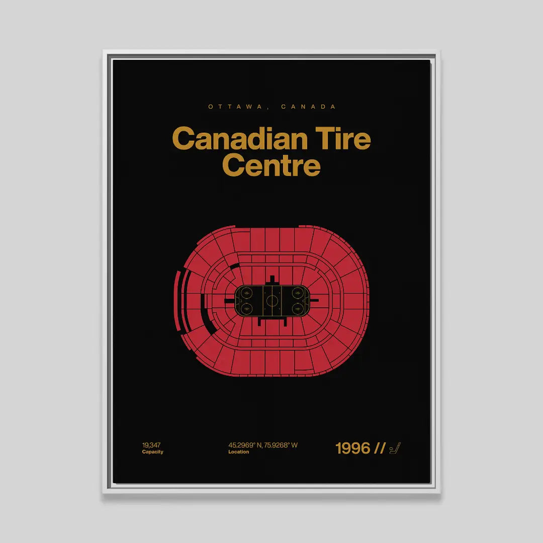 Ottawa Hockey Arena Bold Canvas Art
