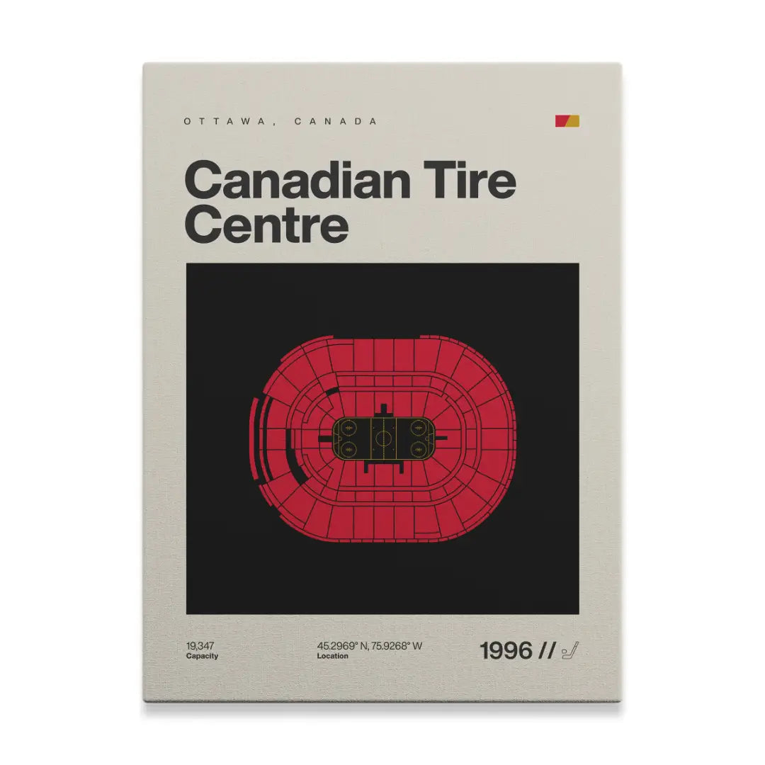 Ottawa Hockey Arena Canvas Art
