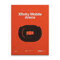 Philadelphia Hockey Arena Bold Canvas Art