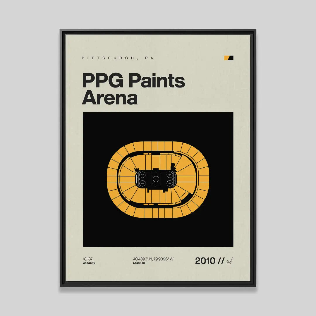 Pittsburgh Hockey Arena Canvas Art