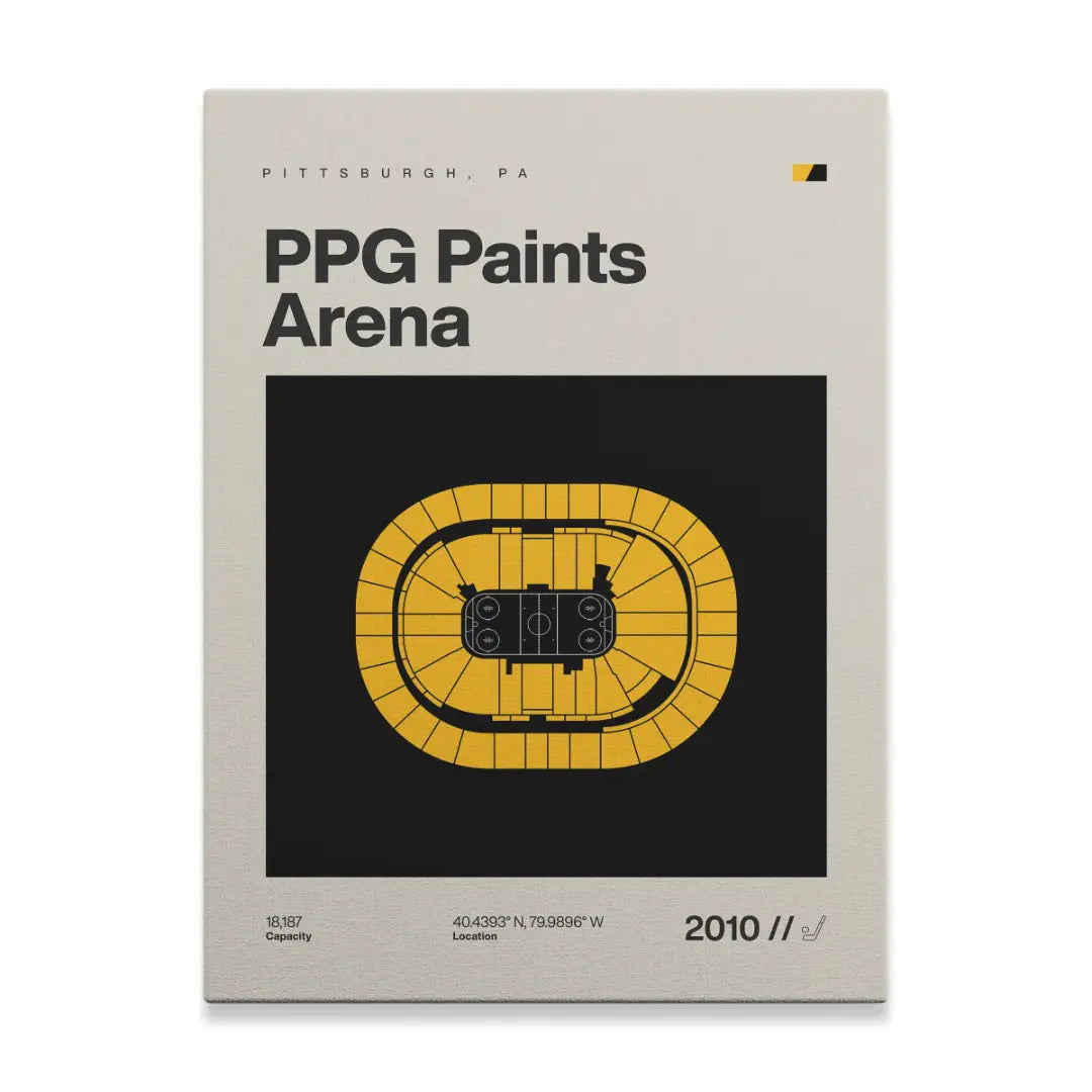 Pittsburgh Hockey Arena Canvas Art