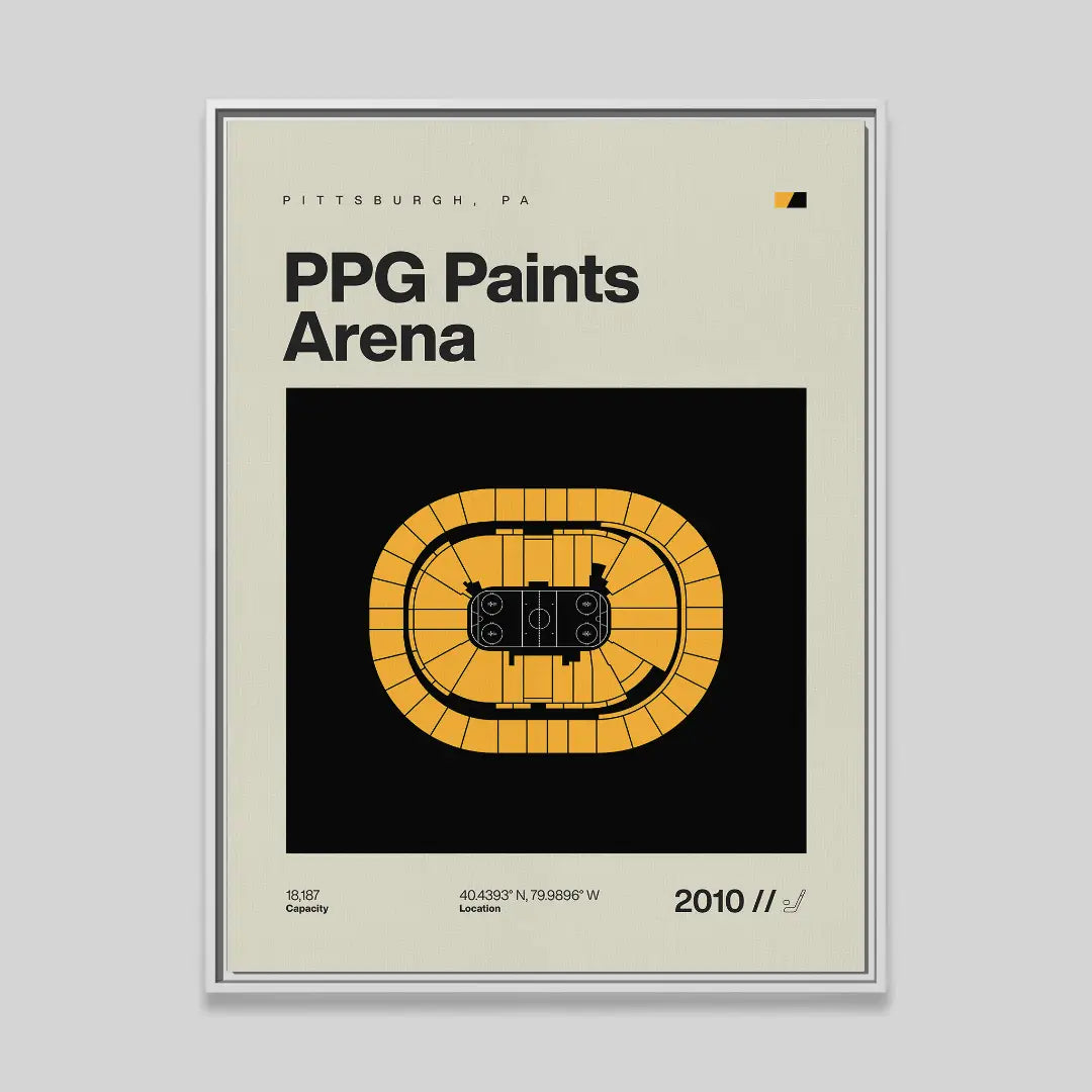 Pittsburgh Hockey Arena Canvas Art