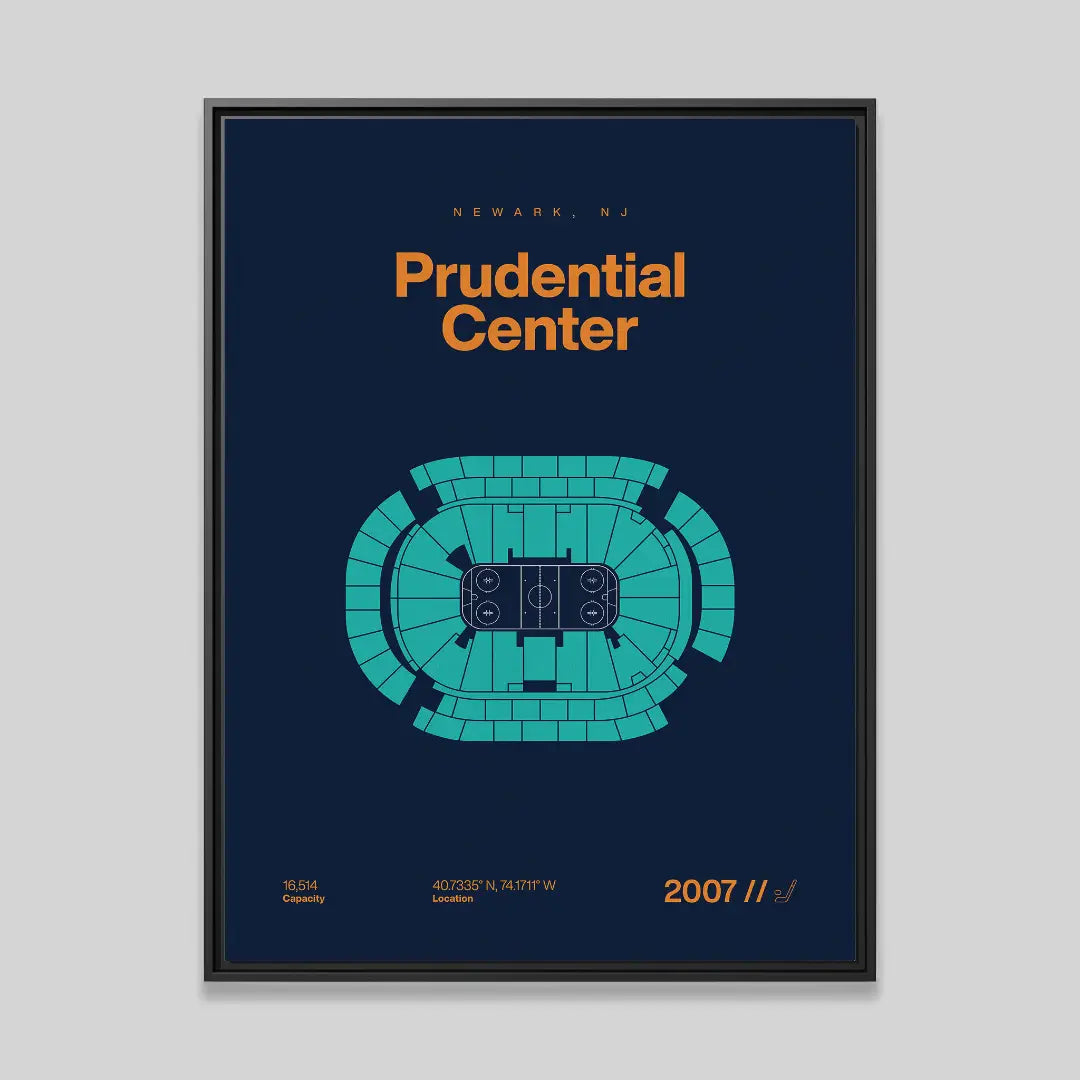 New York Women's Hockey Arena Bold Canvas Art