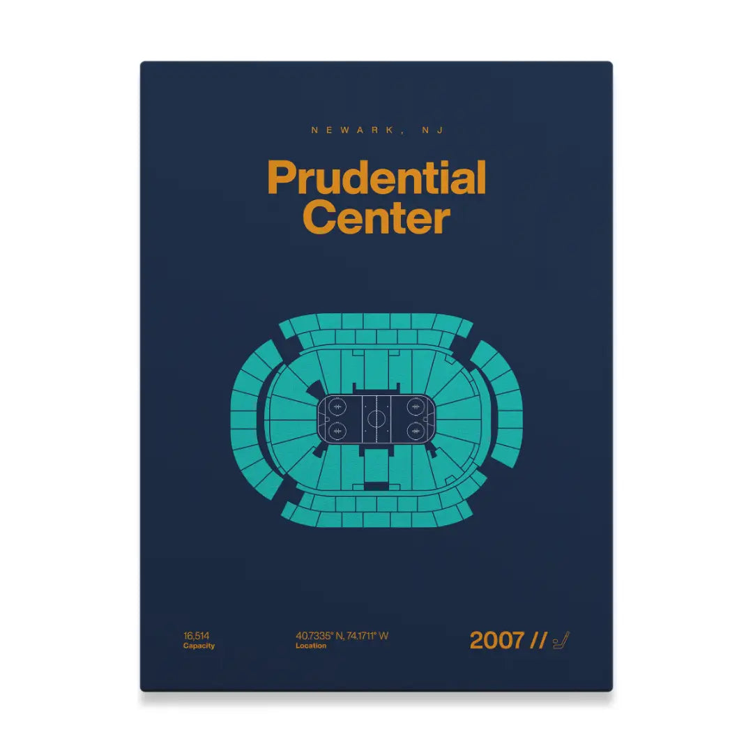 New York Women's Hockey Arena Bold Canvas Art