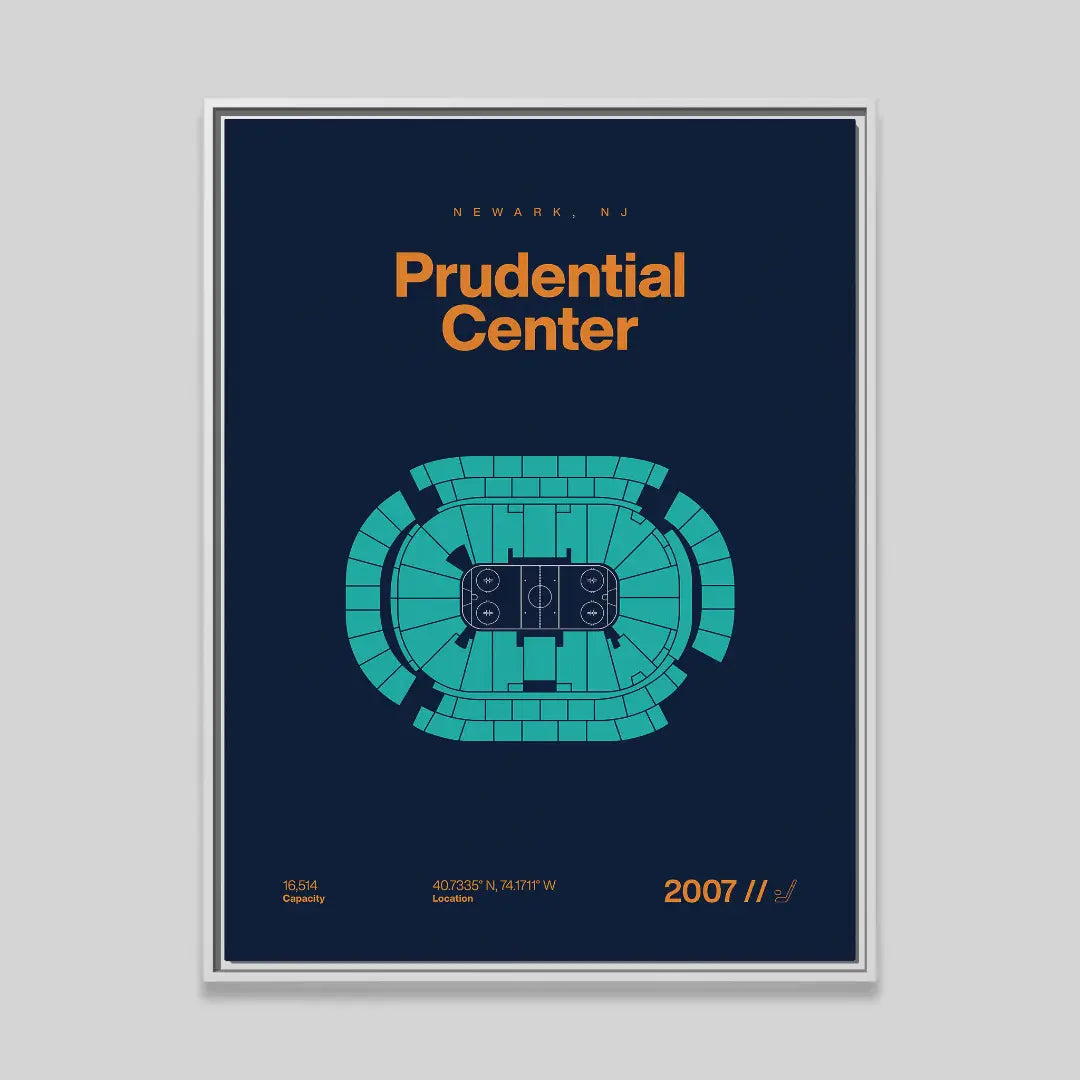 New York Women's Hockey Arena Bold Canvas Art
