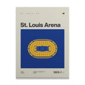 St. Louis Hockey Retro Arena Canvas Art