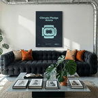 Seattle Hockey Arena Bold Canvas Art