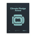 Seattle Hockey Arena Bold Canvas Art