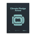 Seattle Hockey Arena Bold Canvas Art