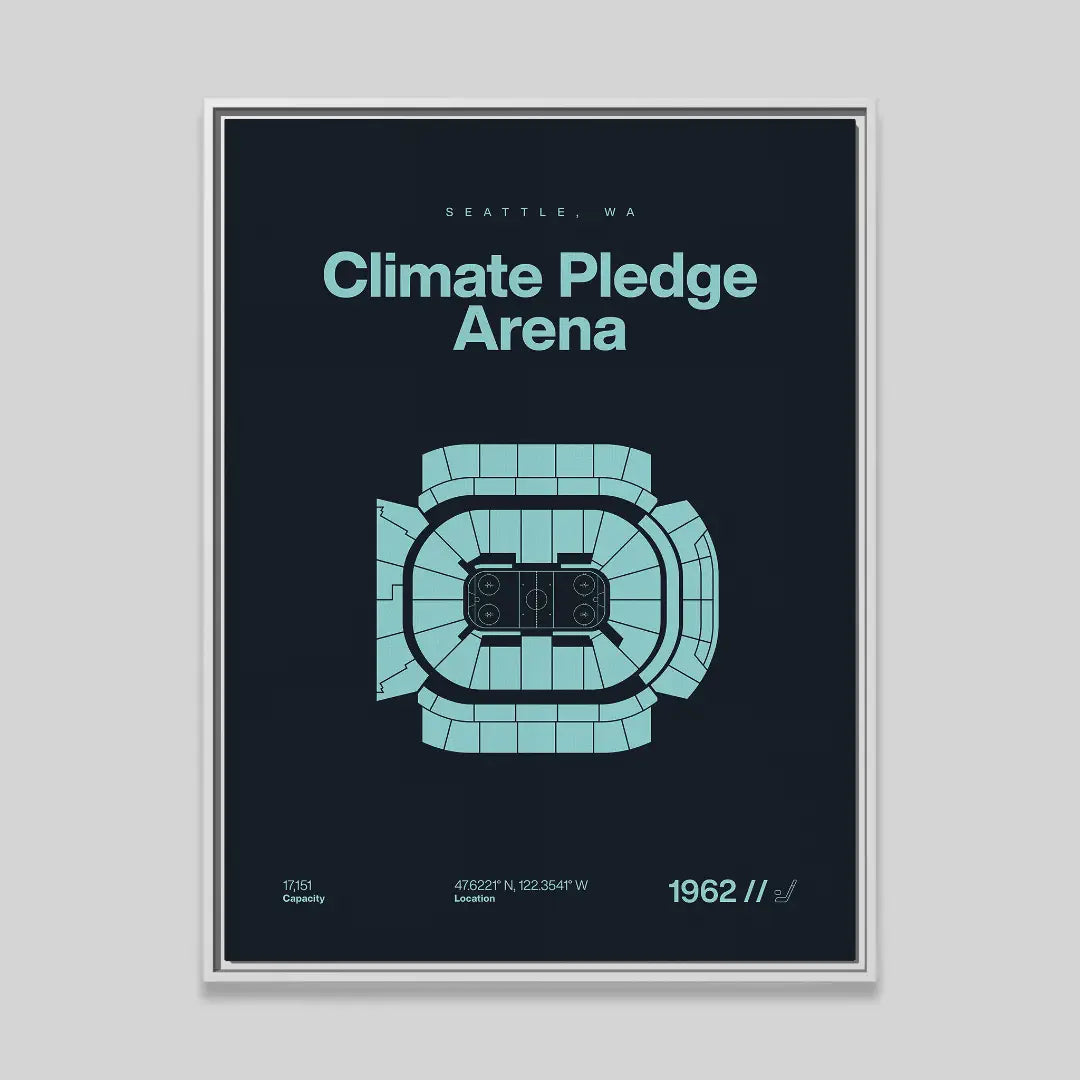 Seattle Hockey Arena Bold Canvas Art