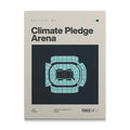 Seattle Hockey Arena Canvas Art