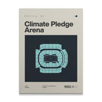 Seattle Hockey Arena Canvas Art