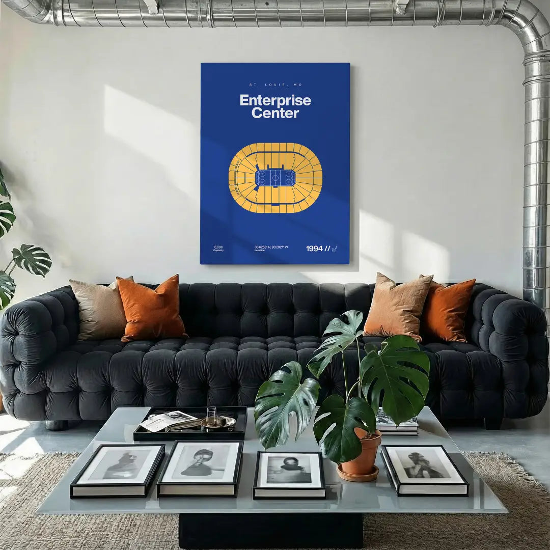 St Louis Hockey Arena Bold Canvas Art