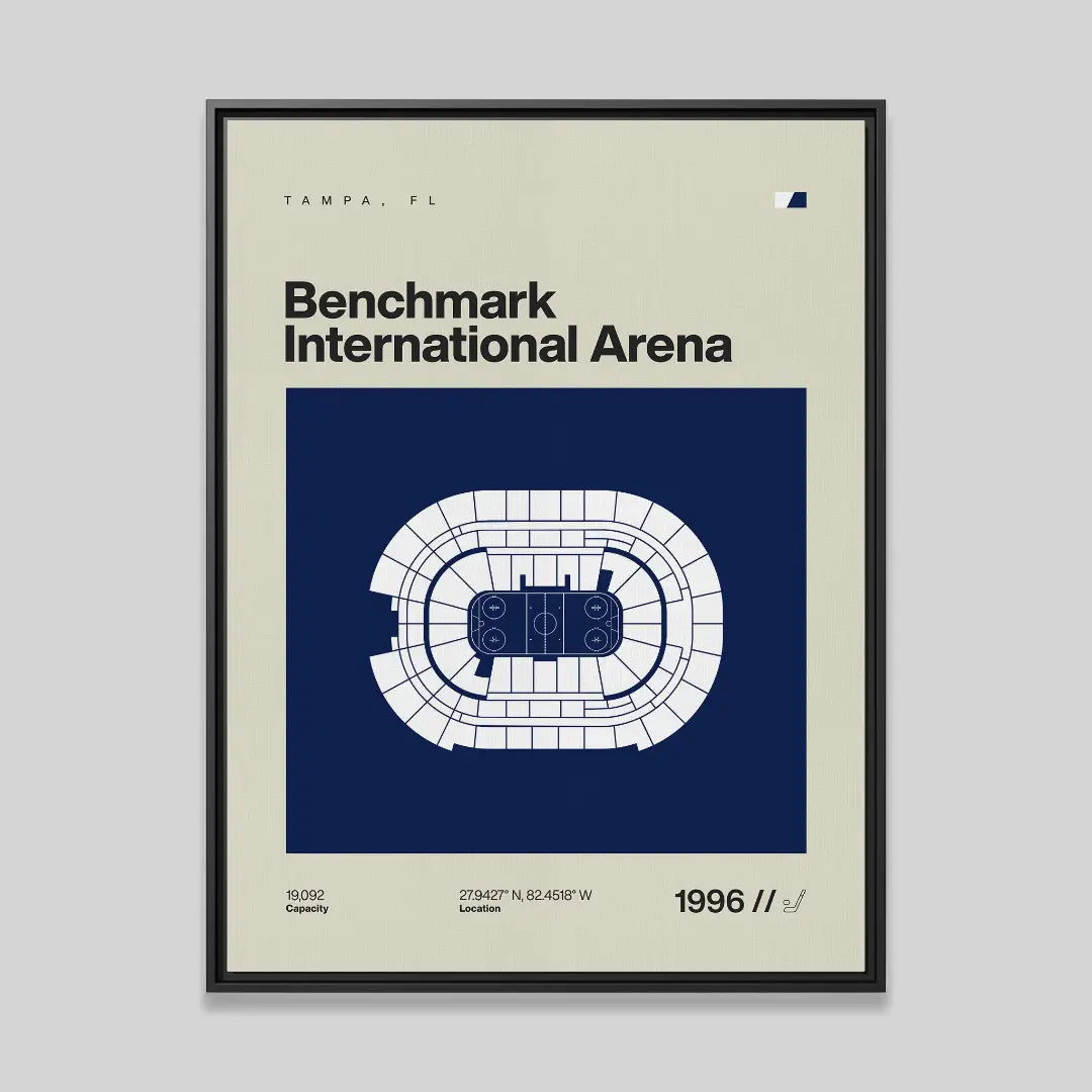 Tampa Bay Hockey Arena Canvas Art