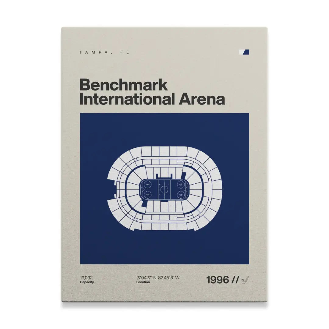 Tampa Bay Hockey Arena Canvas Art