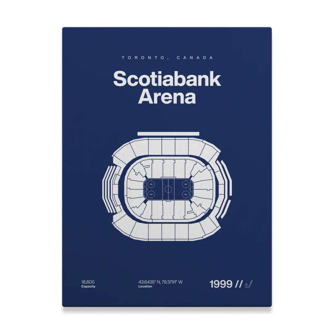 Toronto Hockey Arena Bold Canvas Art