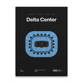 Utah Hockey Arena Bold Canvas Art