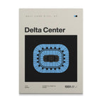 Utah Hockey Arena Canvas Art