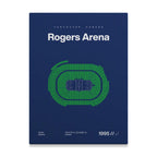 Vancouver Hockey Arena Bold Canvas Art