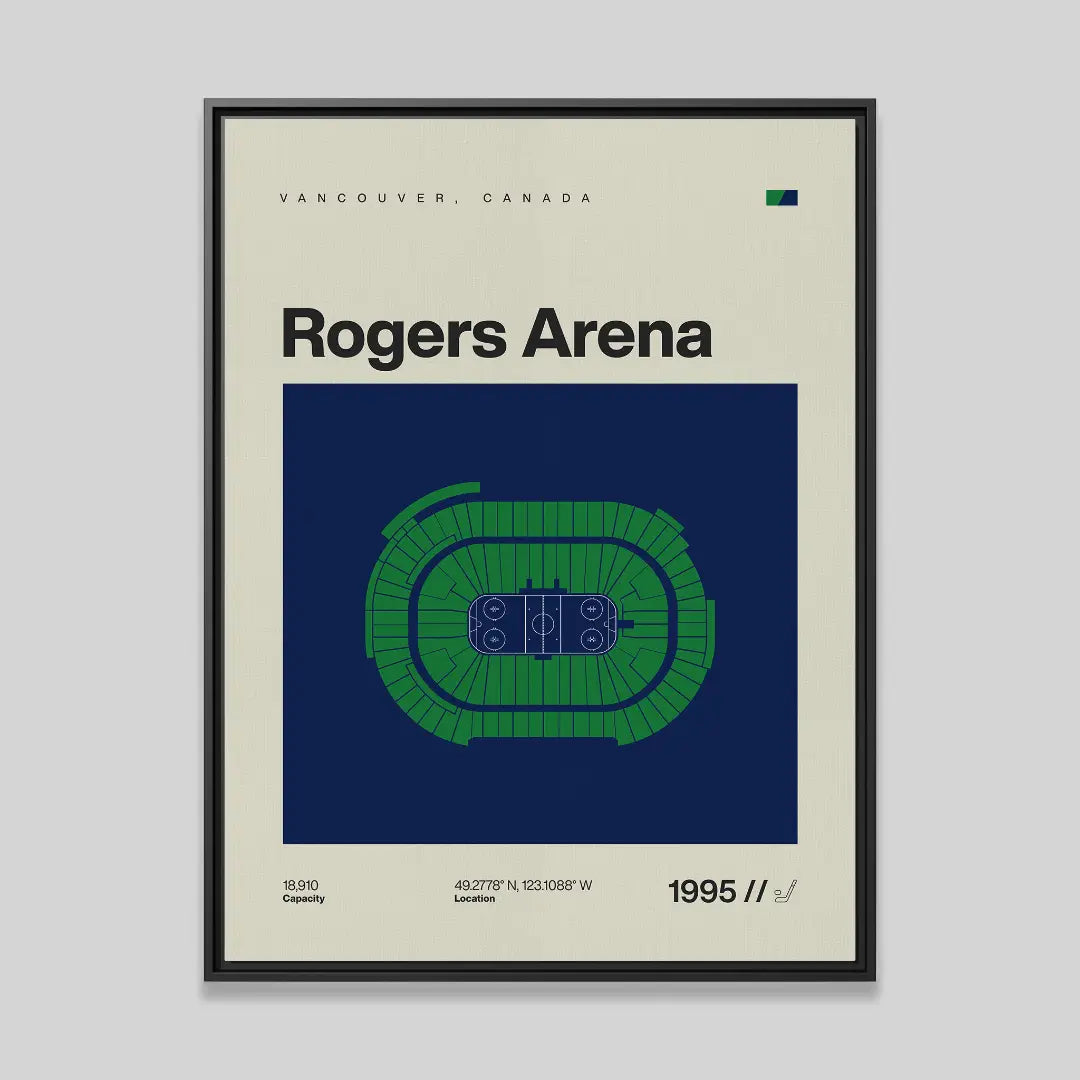 Vancouver Hockey Arena Canvas Art