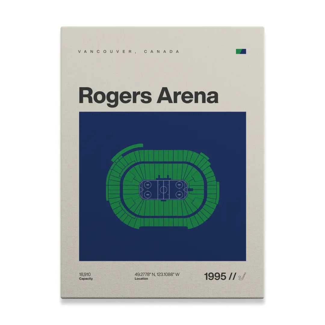 Vancouver Hockey Arena Canvas Art