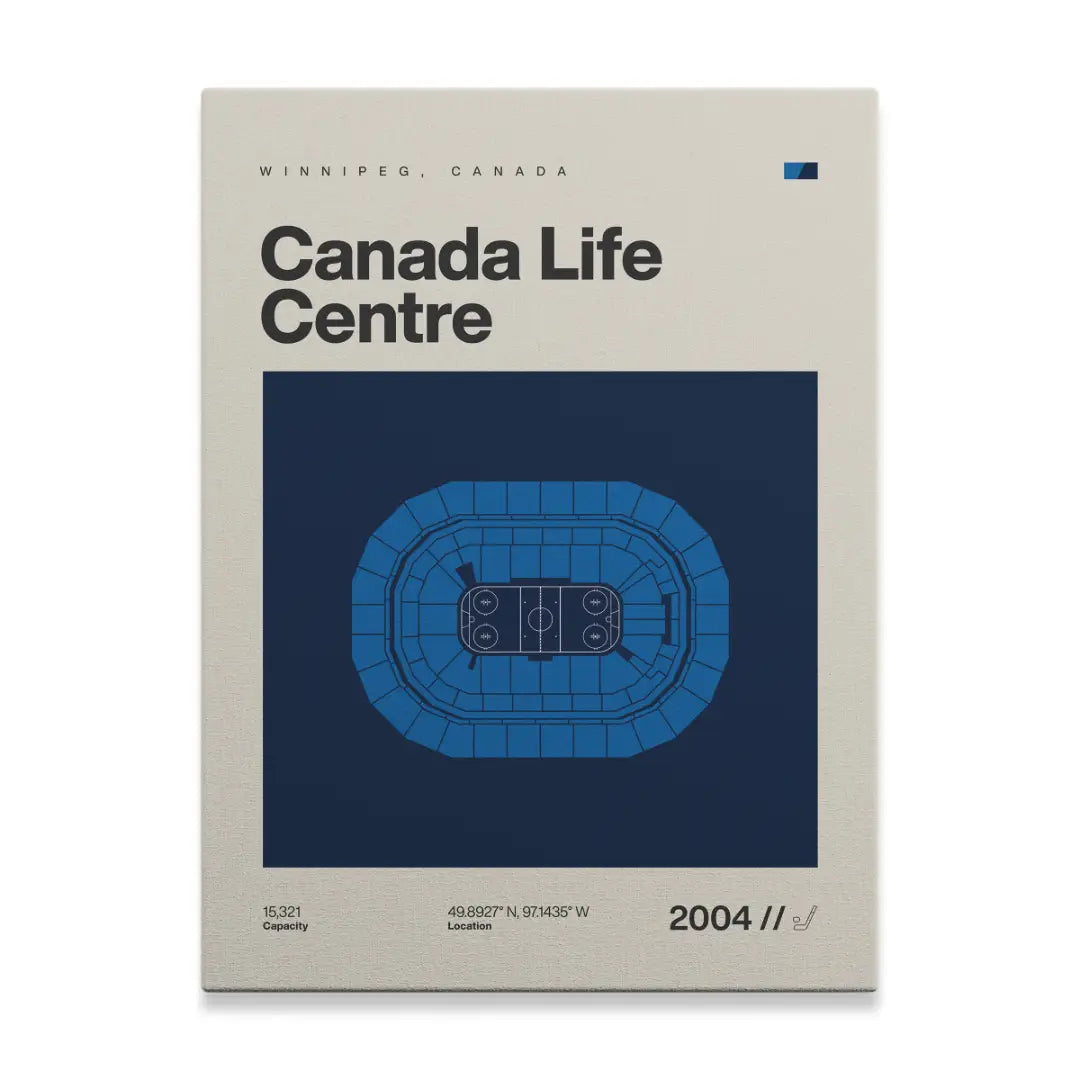 Winnipeg Hockey Arena Canvas Art