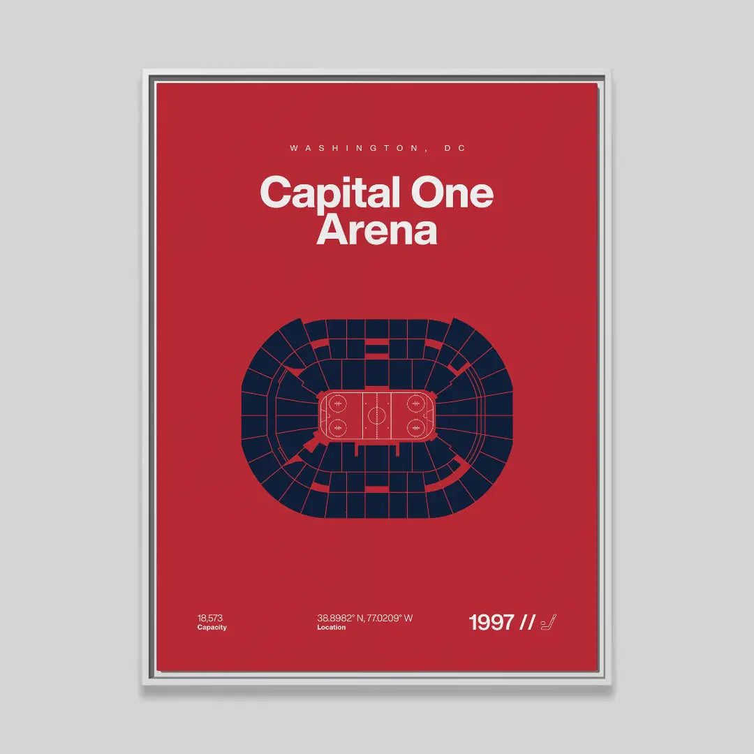 Washington Hockey Arena Bold Canvas Art
